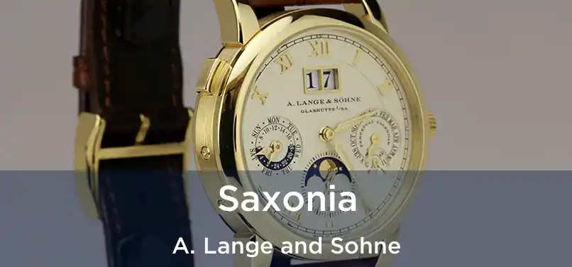  Saxonia A. Lange and Sohne